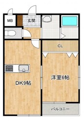 クラウディア香里ケ丘の物件間取画像